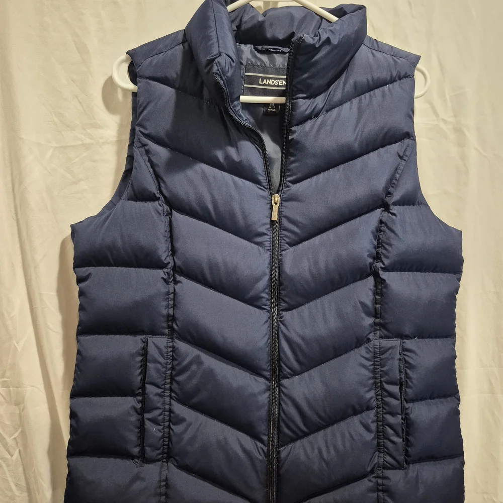 Lands' End‎ Dark Blue Outerwear